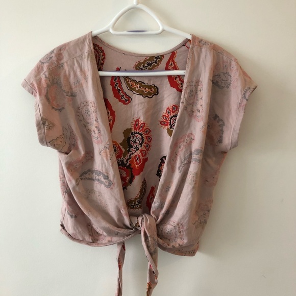 Aritzia Wilfred Tie T-shirt